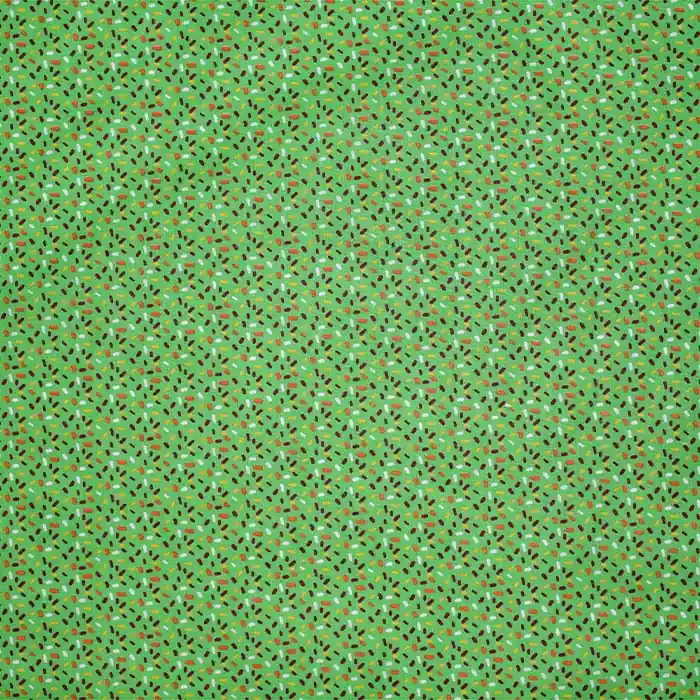 Baumwolle, Popeline, Konfetti, 26473-08, grün Kostenloser Versand