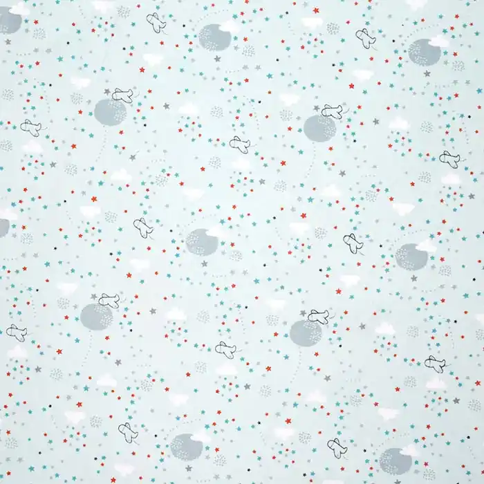 Baumwolle, Popeline, für Kinder, 26475-01, mint Gleich Bestellen