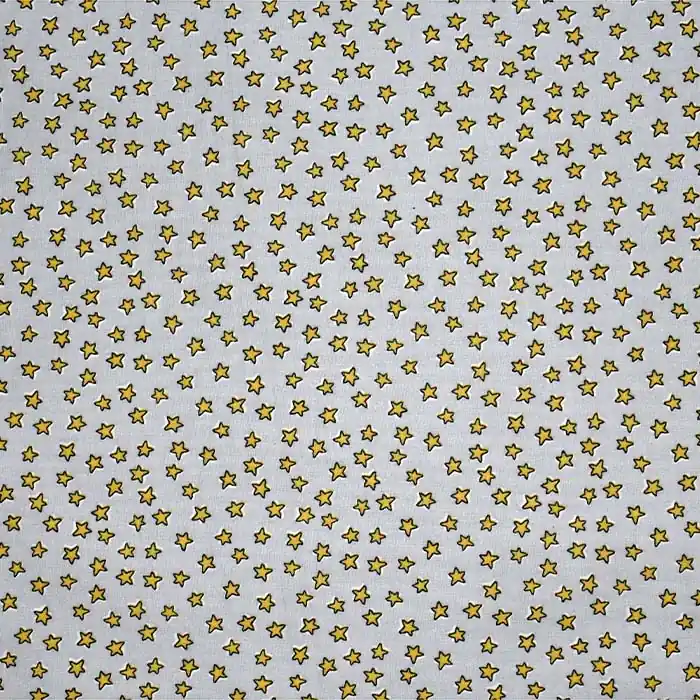 Baumwolle, Popeline, Sterne, 26484-01, grau Direktkauf