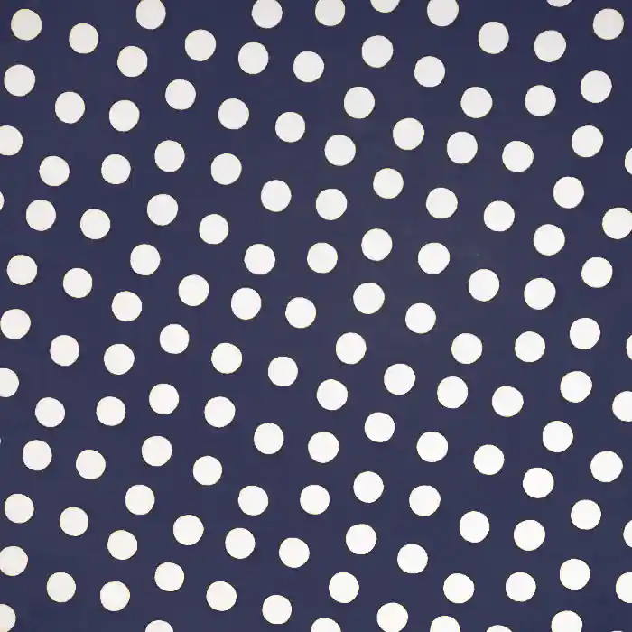 Neu Im Sortiment Regenmantelstoff, Punkte, 19115-3001, blau
