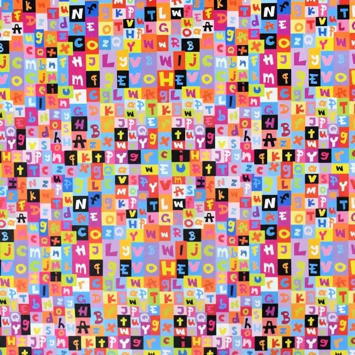 Geprüft Kunstleder, digital, Buchstaben, 26741-067