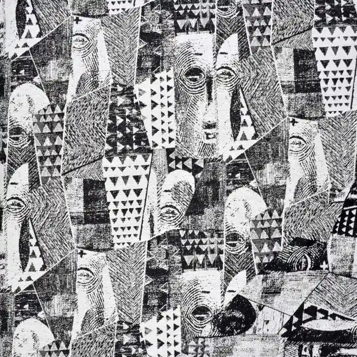 Dekojacquard, beidseitig, abstrakt, 28090-01 Schnäppchen