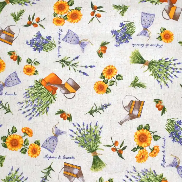 Kostenloser Rückversand Deko, Druck, imprägniert, floral, 27757