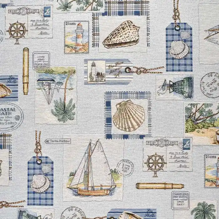 Schnäppchen Deko, Jacquard, Meer, 24345