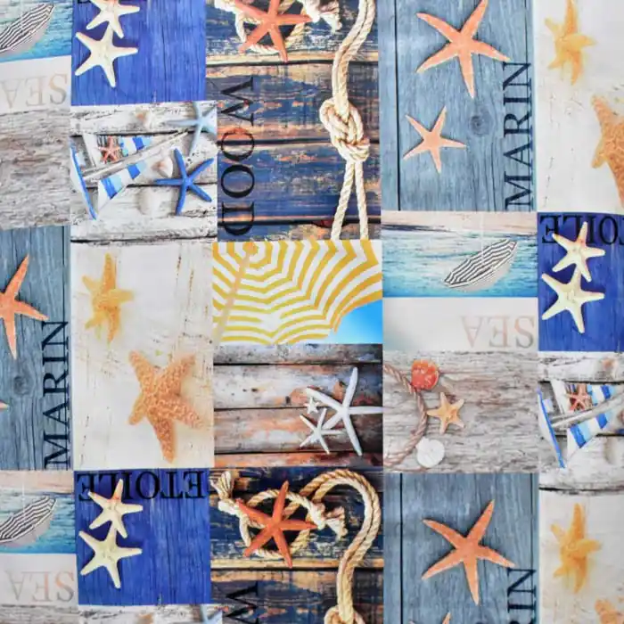 Mega-Angebot PVC für Tischdecken, Meer, 27990