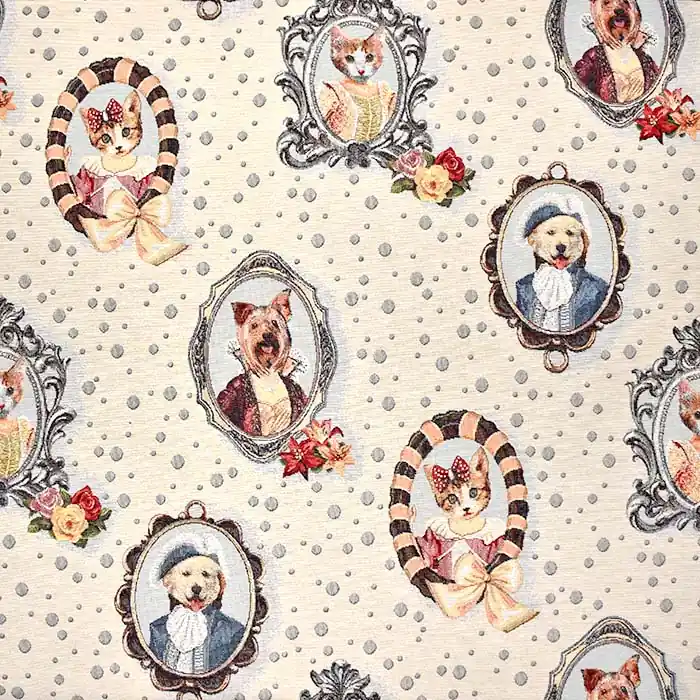 Mengenrabatt Deko, Jacquard, Tiere, 24329