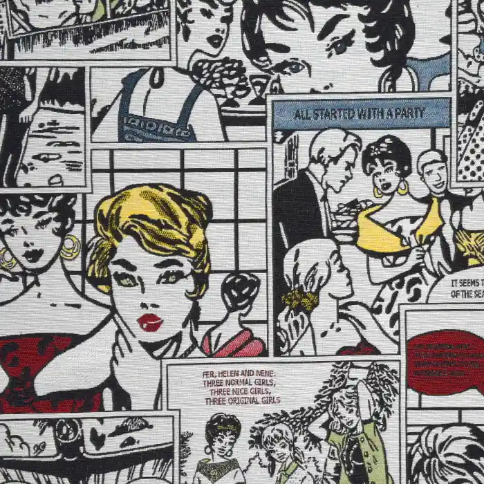 Top-Seller Dekostoff, Jacquard, Comic, 22808-10