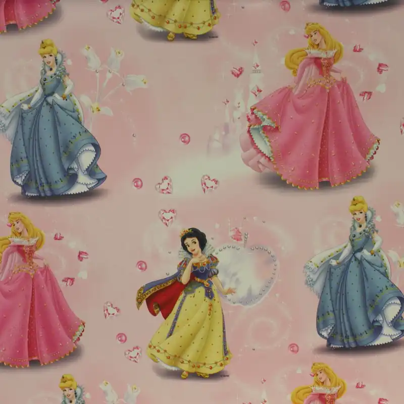 Versand Am Gleichen Tag Gardine, Black-Out, 5282-12, Prinzessinen