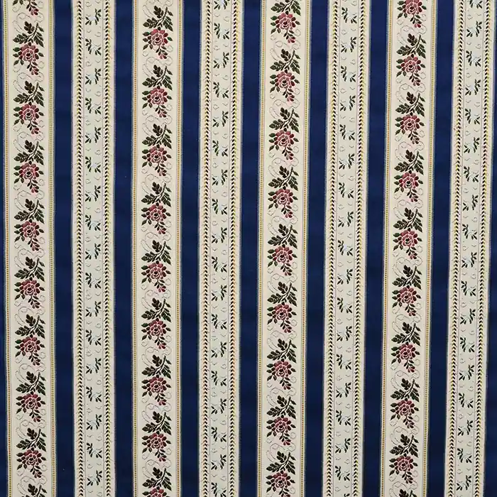 Dekostoff, Jacquard, Biedermeier, 13180-7, blau Top-Preis