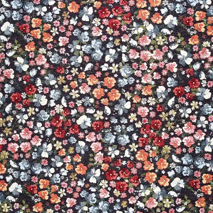 Geld-Zurück-Garantie Dekojacquard, floral, 26972-06