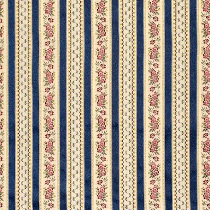 Dekojacquard, Biedermeier, 15953-7, blau Im Trend