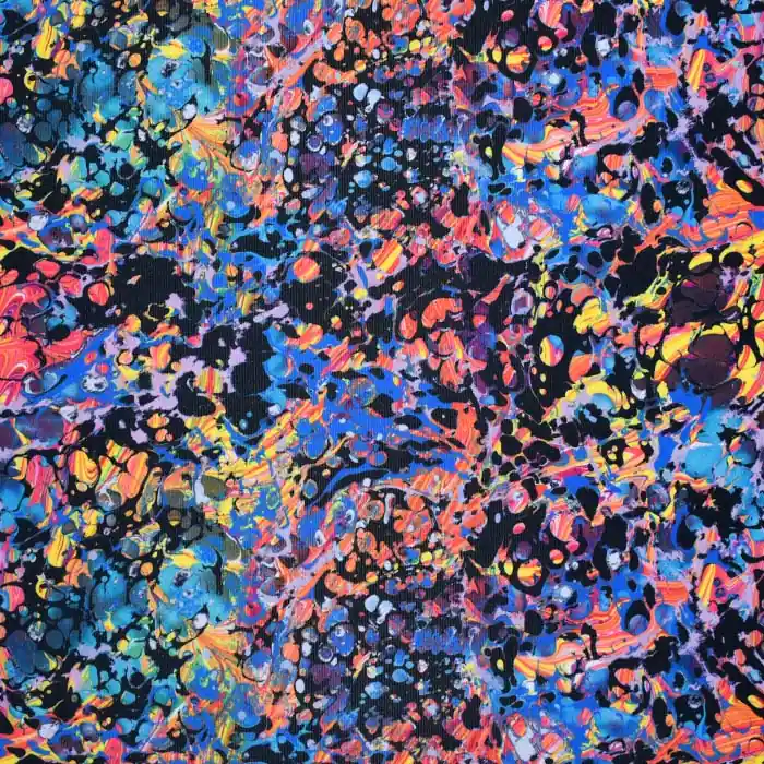 Solange Der Vorrat Reicht Polyester, Elastan, digital, abstrakt, 27277-069