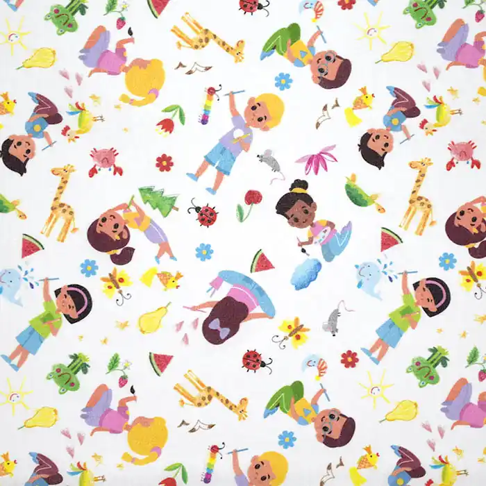 Baumwolle, Popeline, digital, für Kinder, 25887-142 Top-Angebot