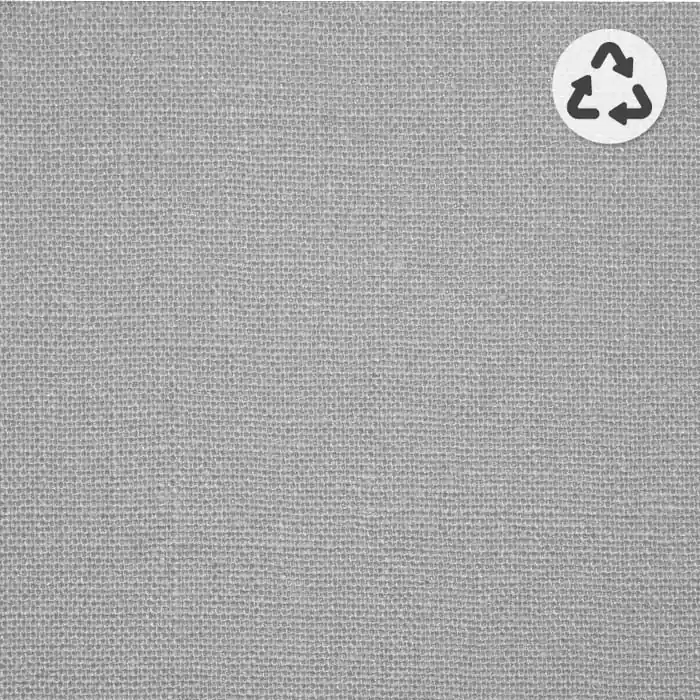 Recycelter Dekostoff, Leinen, 270 cm, 24066-180, grau Hochwertig