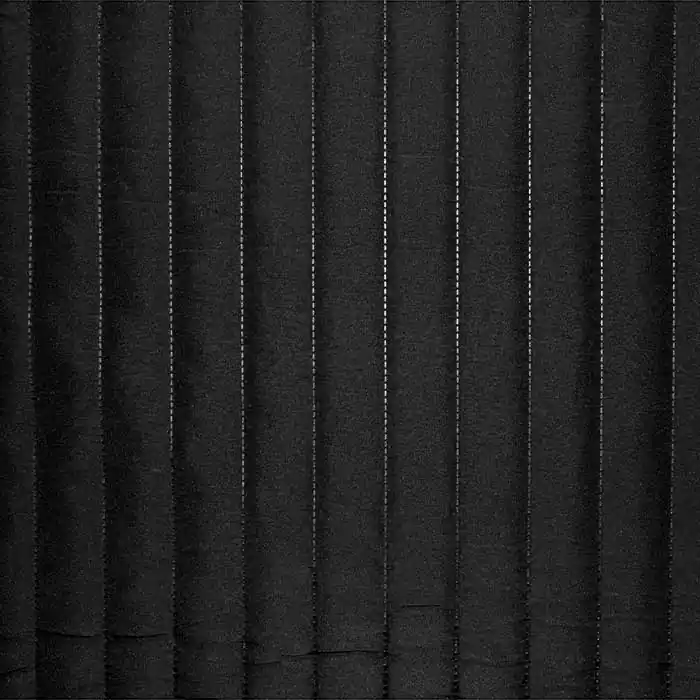 Steppstoff, Streifen, 26957-01, schwarz Großhandel