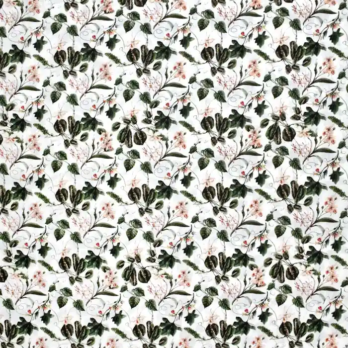 Neu Im Sortiment Baumwolle, Popeline, digital, floral, 27417-002