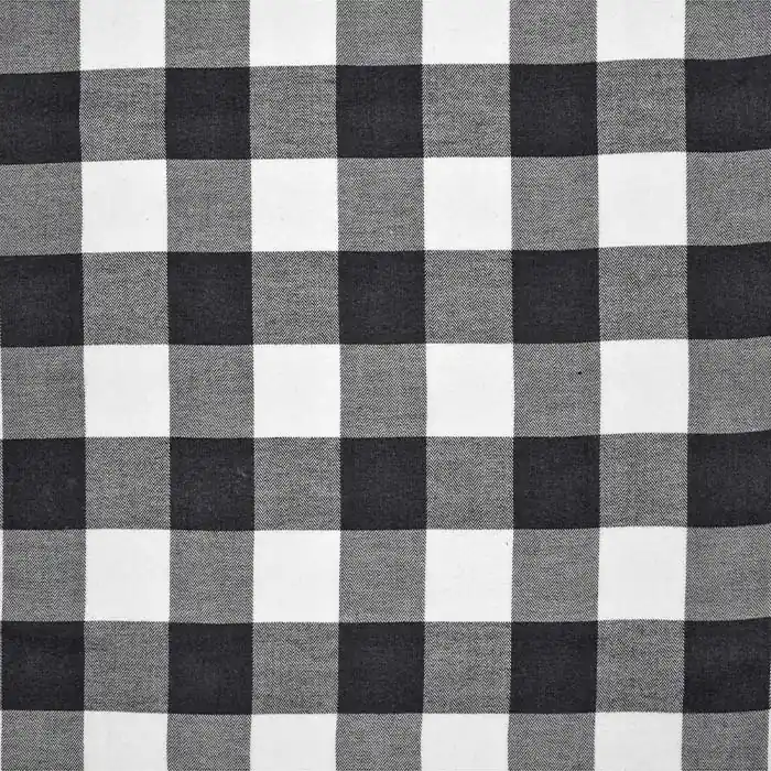 Zertifiziert Flanell, Karo, beidseitig, 27301-690, grau-weiß