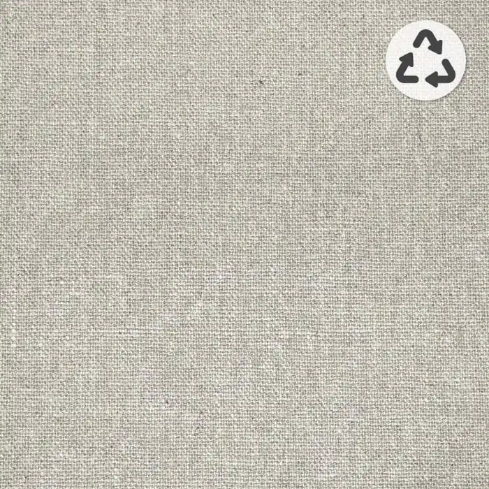 Neu Recycelter Dekostoff, Leinen, 24067-100, natur