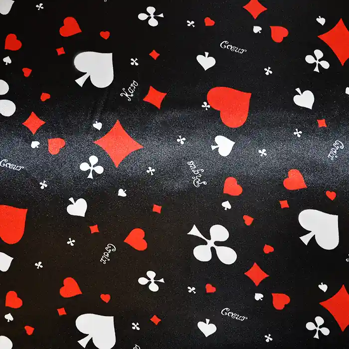 Billig Satin, Polyester, 13930-5001, Spielkarten