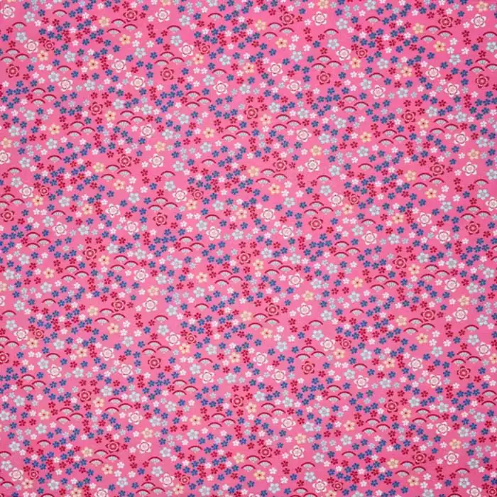 Baumwolle, Popeline, floral, 27267-012, rosa Finale Aktion