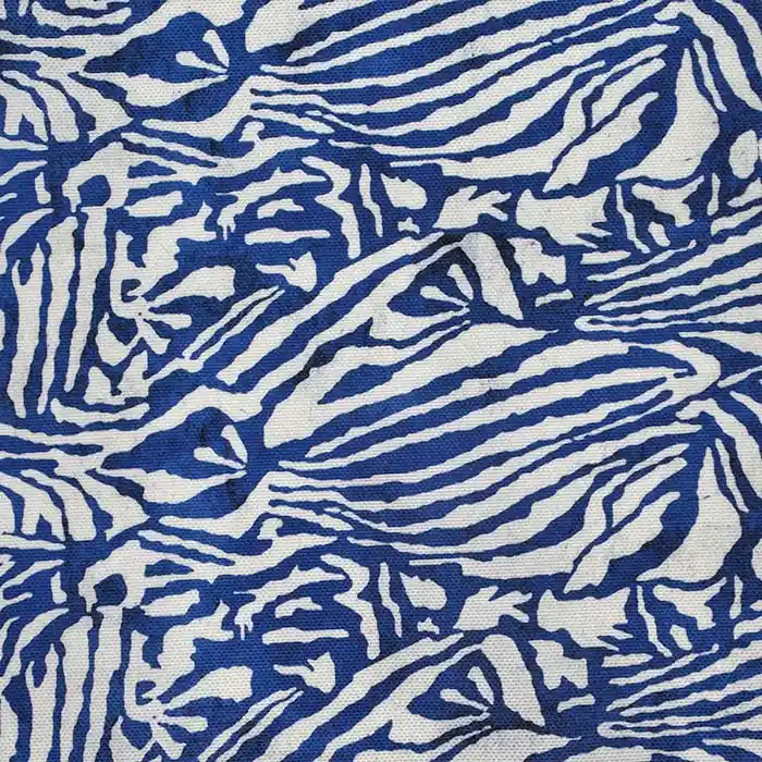 Super-Preis Dekogewebe, digital, tierisch, 26917-03, blau