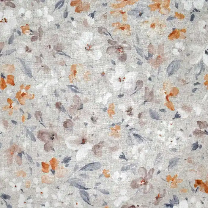 Echt Baumwolle, Druck, imprägniert, floral, 26703-30