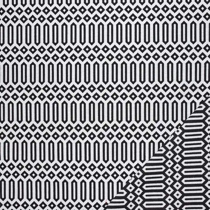 Super-Preis Dekojacquard, beidseitig, geometrisch, 26973-06