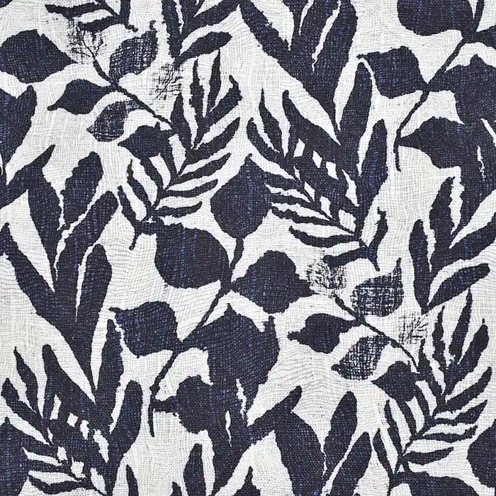 Dekogewebe, digital, pflanzlich, 26916-1912, dunkelblau Neue Kollektion