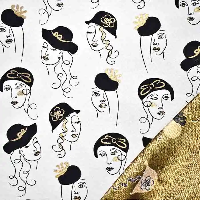 Dekojacquard, beidseitig, modisch, 26589-650 Bestseller