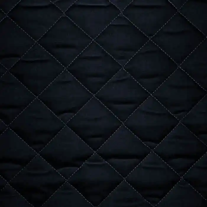 Geld-Zurück-Garantie Steppstoff, Baumwolle, Karo, 15406-404, dunkelblau