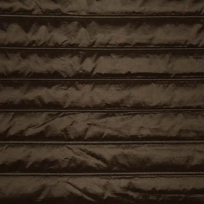 Günstig Steppstoff, Streifen, 26076-058, braun