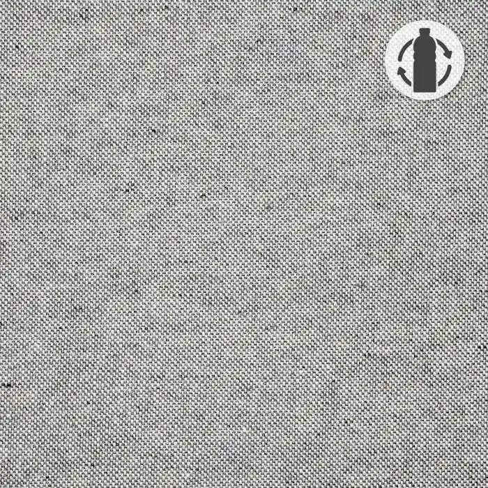 Geprüft Recycelte Dekobaumwolle, 23668-43, grau