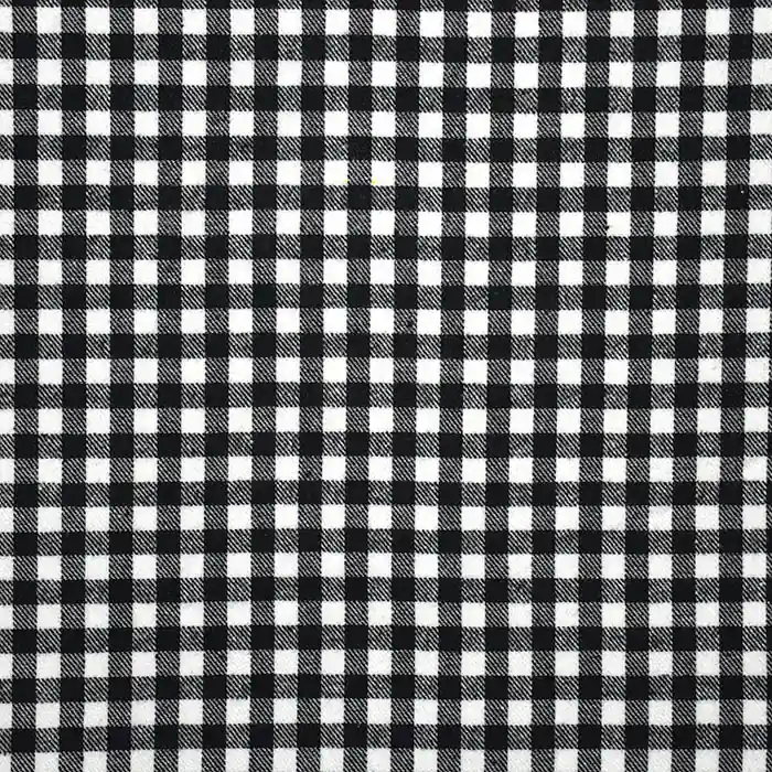 Flanell, Karo, 26264-010, schwarz-weiß Original