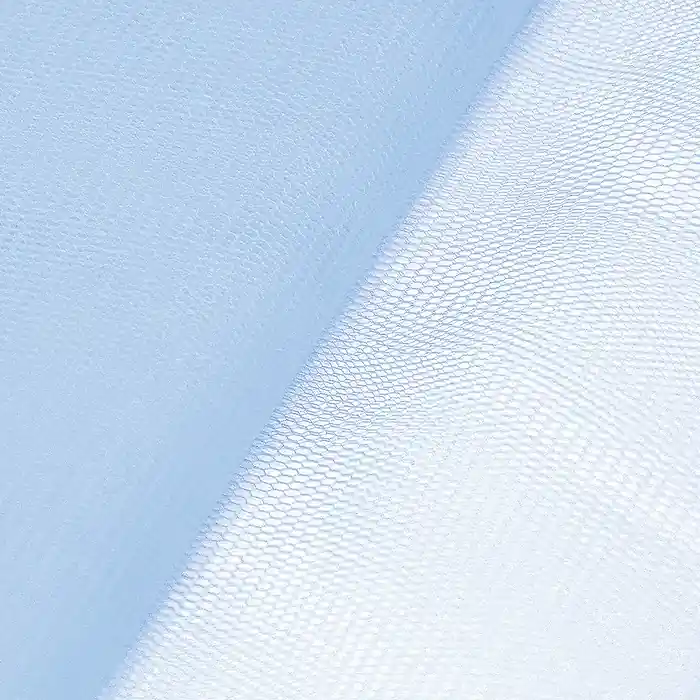 Tüll, klassisch, 13380-9, hellblau Günstig