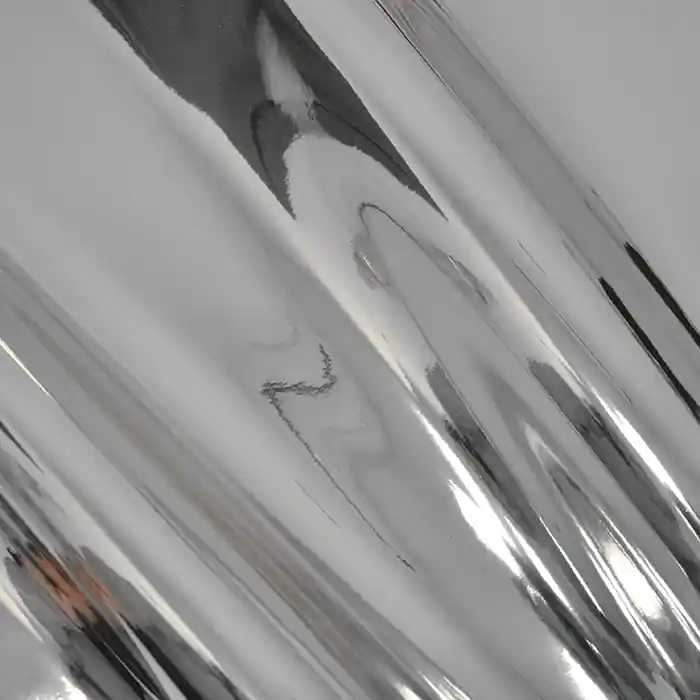 Kunstleder Mirror, 18177-2, silber Top-Preis