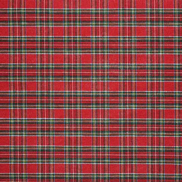 Begrenztes Angebot Deko, Druck, Karo, 26222, rot-grün