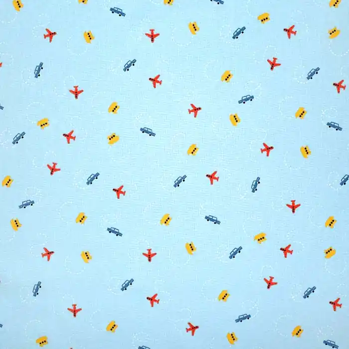 Großhandel Baumwolle, Popeline, für Kinder, 23443-003, blau