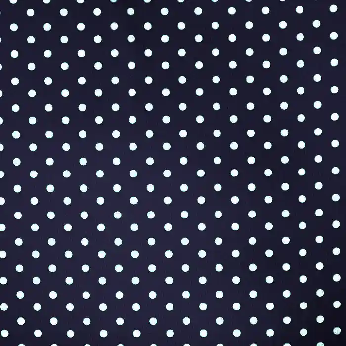 Baumwolle, Popeline, Punkte, 17952-002, dunkelblau Weltweiter Versand