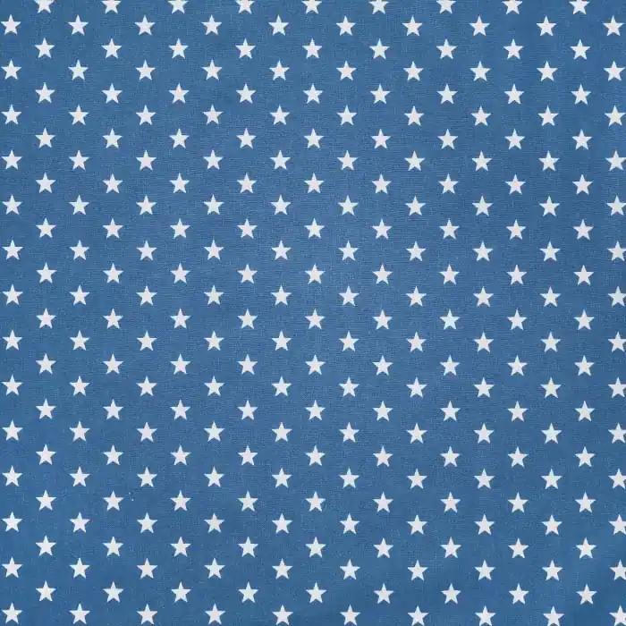 Neue Ware Baumwolle, Popeline, Sterne, 17951-025, blau