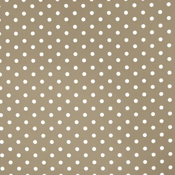 Baumwolle, Popeline, Punkte, 17952-019, braun Großhandel