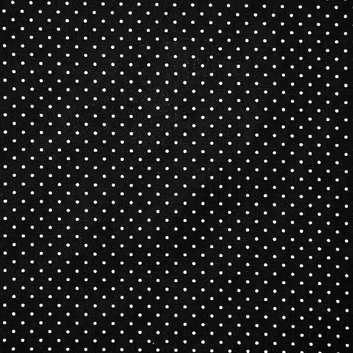 Baumwolle, Popeline, Pünktchen, 17950-001, schwarz Markenprodukt