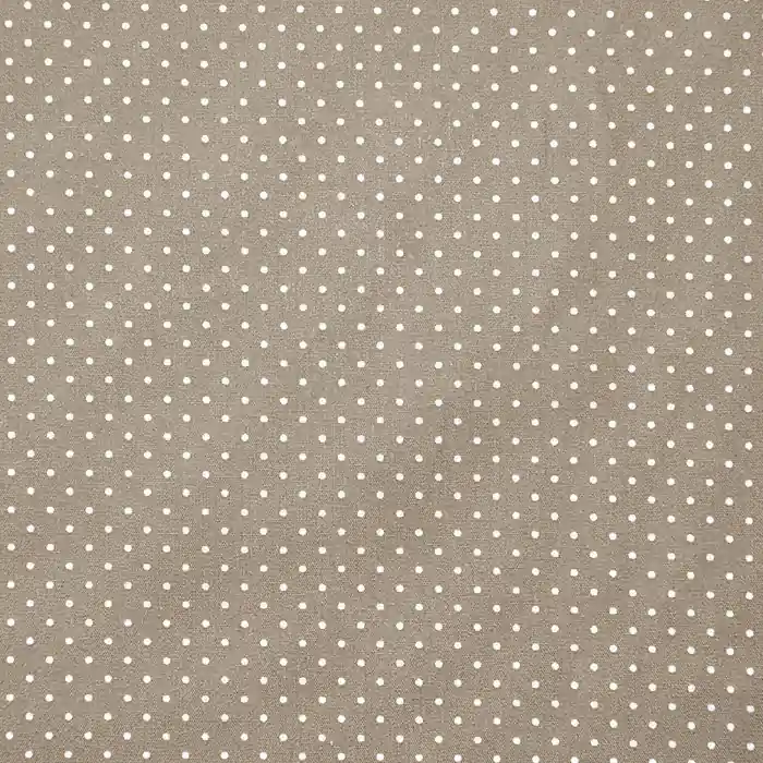 Handgefertigt Baumwolle, Popeline, Pünktchen 17950-019, braun