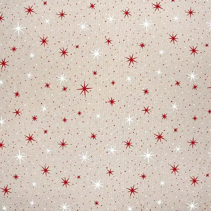 Deko, Druck, festlich, 23661-29, rot Markenware