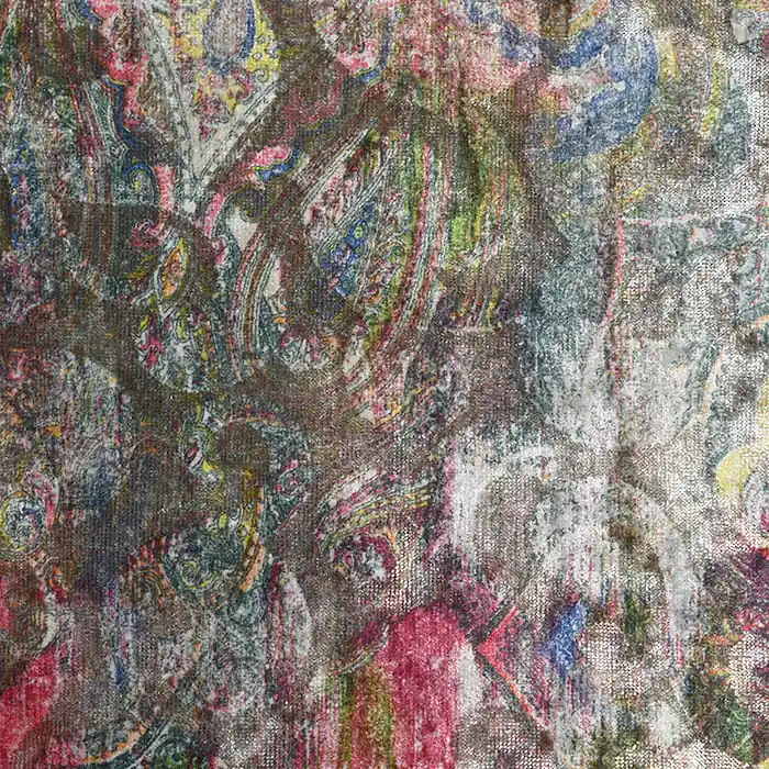 Dekosamt, Portobello, abstrakt, 25984-01, rosa Ausverkauf