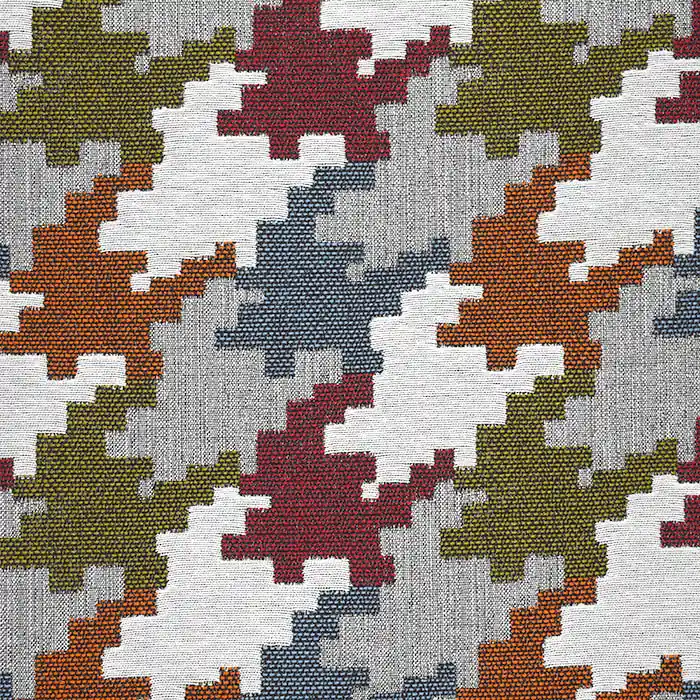 Sonderangebot Dekojacquard, geometrisch, 25913-4, gelb-orange