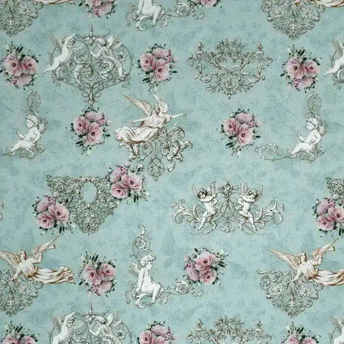 Heute Kaufen Baumwolle, Popeline, romantisch, 25888-4