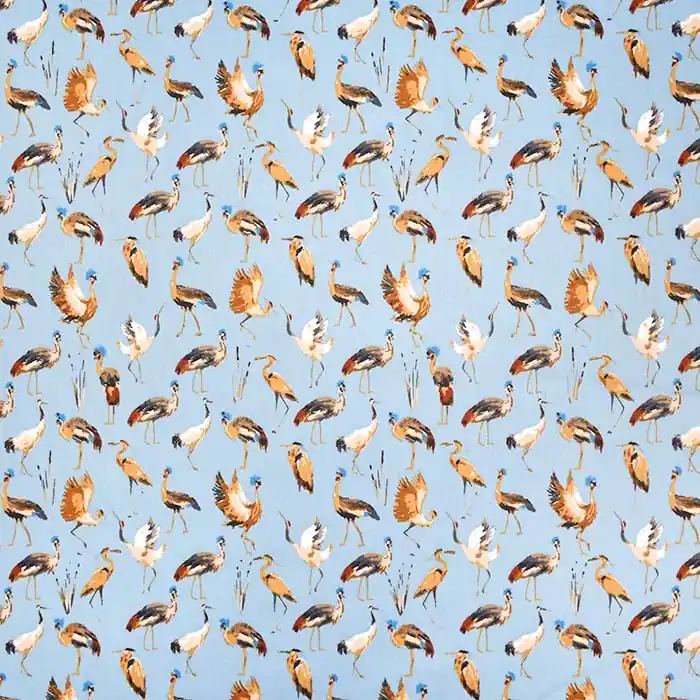 Baumwolle, Satin, Tiere, 23798-004, blau Begrenztes Angebot