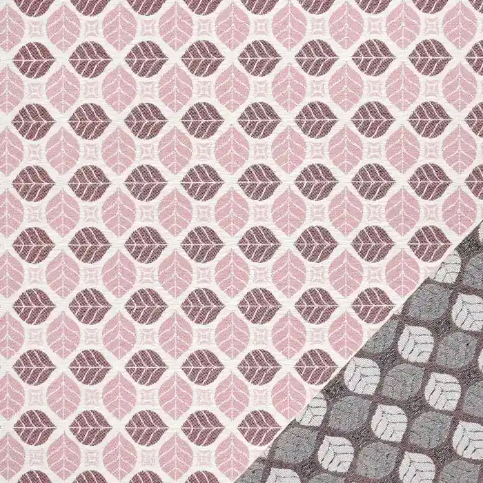 Dekojacquard, beidseitig, Natur, 24287-81, rosa Heißes Angebot