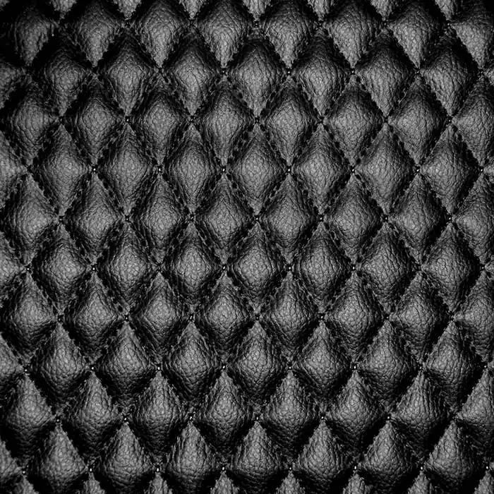 Rabatt Kunstleder, Matelasse, gesteppt, 25640-901, schwarz