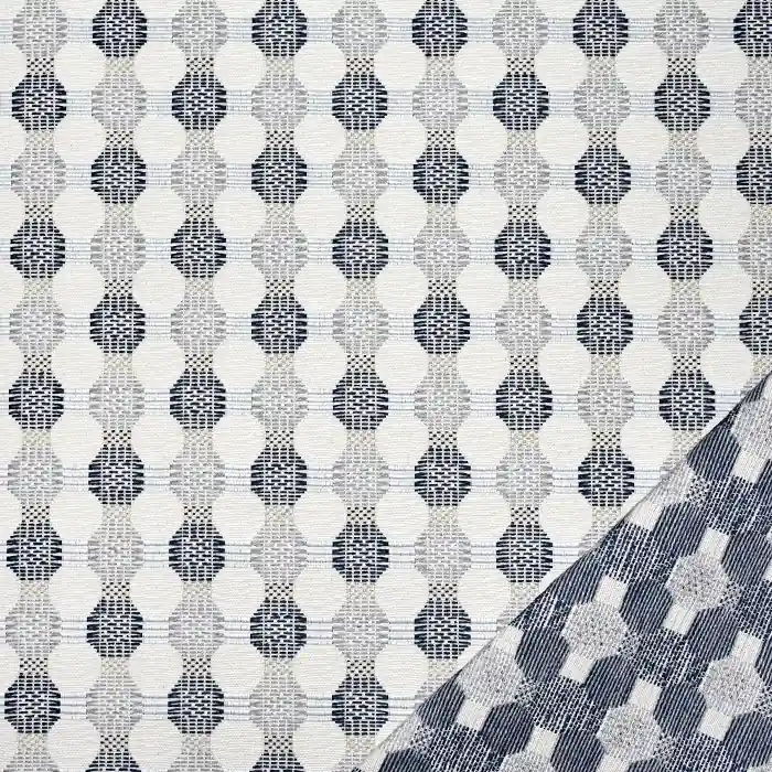 Online Kaufen Dekostoff, Jacquard, beidseitig, 21571-702, dunkelblau